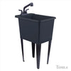 Tehila 17.75 in. W X 23.25 in. D Freestanding Thermoplastic Utility Sink