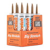 Sashco Big Stretch Woodtone Elastomeric Acrylic Latex Door/Siding/ Window Caulk 10.5 oz. (Pack of 12)