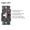 Lutron Toggler Light Almond 1.25A 120V 150W Plastic 1-Pole 3-Way Dimmer Switch