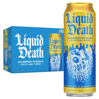 Liquid Death Blueberry Tea 19.2 oz 1 pk (Pack of 12)