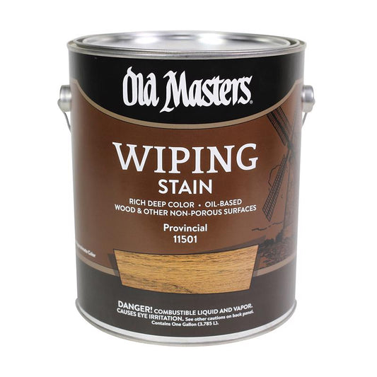 Old Masters Semi-Transparent Provincial Oil-Based Wiping Stain 1 gal (Pack of 2)