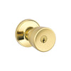 Schlage Byron Bright Brass Entry Knob 1-3/4 in.