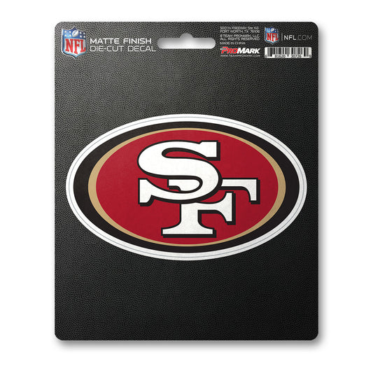 NFL - San Francisco 49ers Matte Decal Sticker