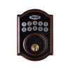 Faultless Aged Bronze Metal Electronic Deadbolt