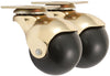 Softtouch 2 in. D Swivel Plastic Hooded Ball Caster 100 lb 2 pk