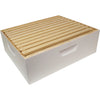 Beekeeping Honey Box, Assembled, White, Medium