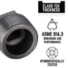 Bk Products 1 In. Mpt  Black Malleable Iron Plug