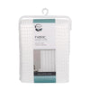 Zenna Home 72 in. H X 70 in. W White Shower Curtain Cotton (Pack of 3)