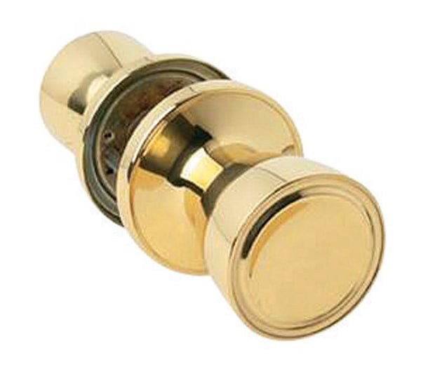 Cerradura de paso de latón pulido Home Plus de 1-3/4 pulg.