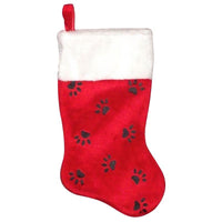 Dyno LLC Paw Print Christmas Stocking (Pack of 6)