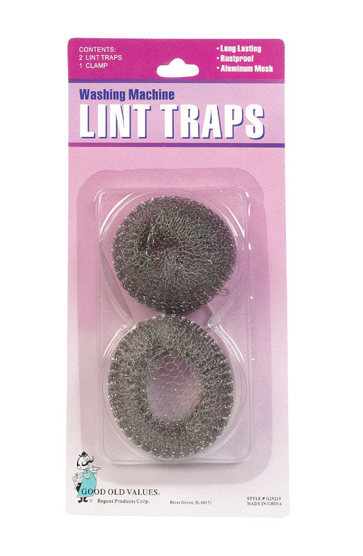 Good Old Values Silver Household Lint Trap Aluminum (Pack of 24)