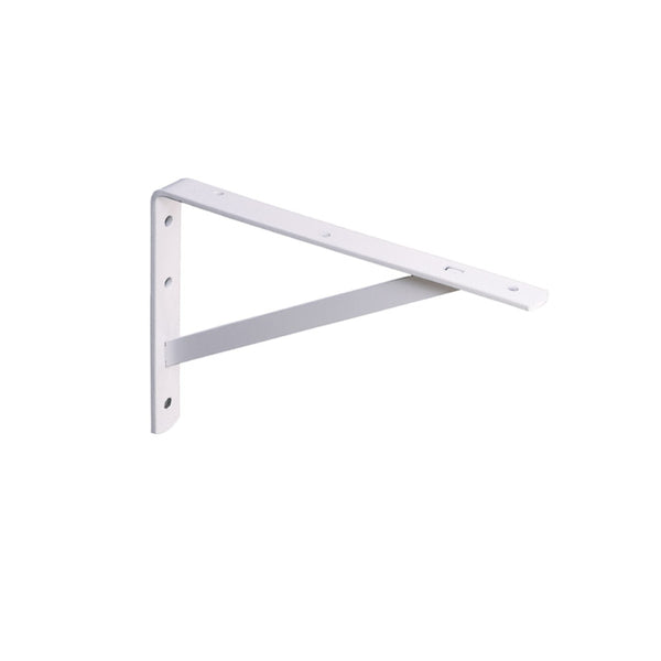 Knape & Vogt White Steel Bracket 12 In. L 600 Lb.