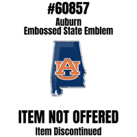 Auburn University Team State Aluminum Emblem