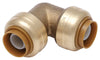 SharkBite Push to Connect 1/2 in. PTC each X 1/2 in. D Brass Elbow - Deal of The Week