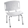 Moen Home Care Chrome White Tub and Shower Chair Plastic 21  H X 19.25  L