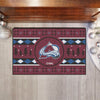NHL - Colorado Avalanche Holiday Sweater Rug - 19in. x 30in.