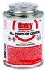 Oatey Clear All-Purpose Cement For ABS/CPVC/PVC 8 oz