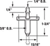 Prime-Line Mill Silver Steel Pivot 2 pc