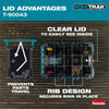 Makita 15.25 in. W X 3.35 in. H X 22.11 in. D Deep Organizer Resin Teal