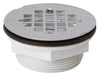 BK Products 4.5 in. D Chrome PVC Shower Drain