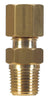 Anderson Metals 3/8 in.   Compression  T X 1/4 in.   D MIP  Brass Connector