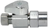 BrassCraft 1/2 in. CPVC outlets X 1 in. Compression Brass Straight Stop Valve