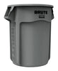 Rubbermaid BRUTE 55 gal Gray Resin Garbage Can