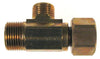 BK Products ProLine 3/8 in. Compression Sizes X 3/8 in. D MPT Brass Tee