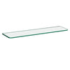 Dolle Glassline 0.31 in. H X 23.6 in. W X 5.9 in. D Clear Glass Shelf