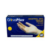 Ammex Gloveworks Vinyl Disposable Gloves Medium Clear Powder Free 100 pk