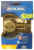 Schlage Satin Nickel Zinc Double Cylinder Deadbolt