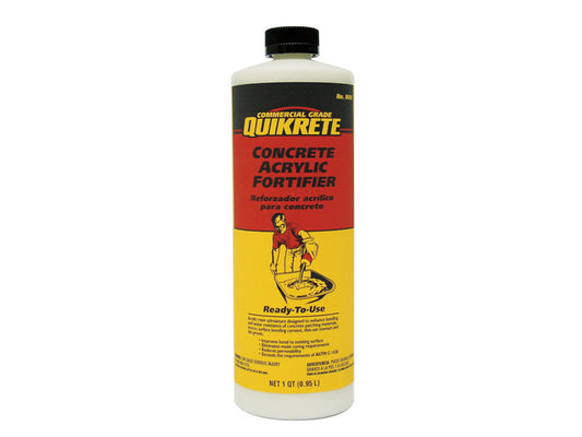 Quikrete Ready-to-Use White Indoor/Outdoor Concrete Sandable Acrylic Fortifier 1 qt.