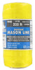 SecureLine 225 ft. L Yellow Twisted Nylon Mason Line Twine