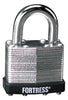 Master Lock Fortress 5.55 in. H X 1-1/2 in. W Laminated Steel 4-Pin Cylinder Padlock