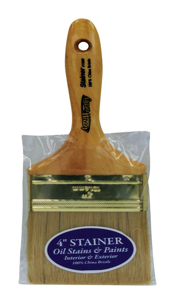 Brocha para teñir cincelada de 4 pulgadas ArroWorthy Stainer