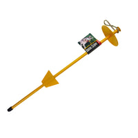 PDQ Boss Pet Yellow Dome Cast Malleable Steel Dog Tie Out Stake Large