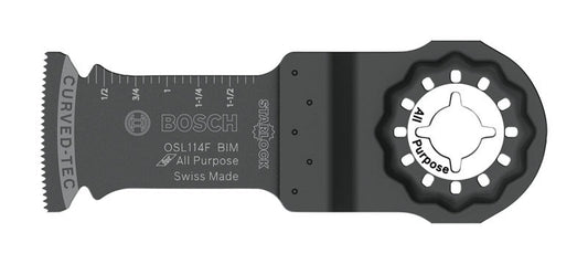 Bosch Starlock 1-1/4 in. X 4 in. L Bi-Metal Plunge Blade 1 pk