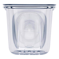 OXO Good Grips Clear Plastic/Stainless Steel Utensil Cup and Holder