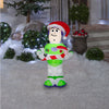 Disney Polyester Multicolored Toy Story Buzz Lightyear Plug-In Christmas Inflatable 42.13 H in.