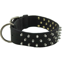 Bravo Nylon Spiked Dog Collar