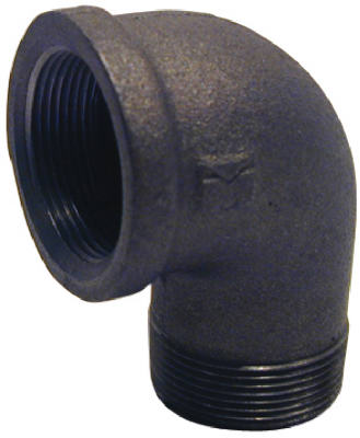 BK Products 3/4 in. FPT x 3/4 in. Dia. MPT Black Malleable Iron Street Elbow (Pack of 5)