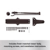 Brinks Commercial Oil Rubbed Bronze Steel Hydraulic Door Closer Grade 1