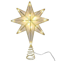 Celebrations LED Warm White Star of Bethlehem Tree Topper 12 in. (Pack of 8)
