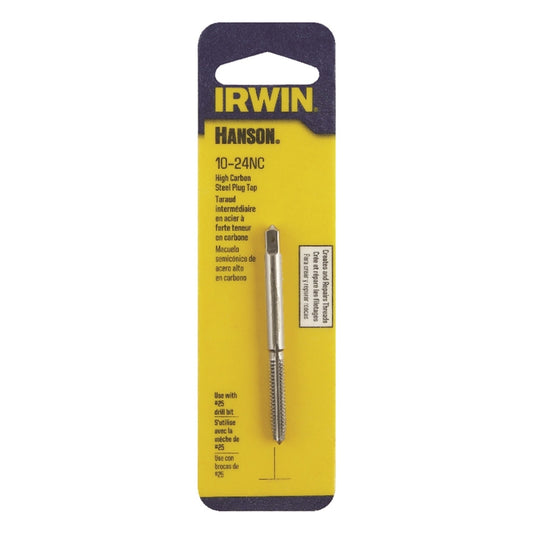 Irwin Hanson High Carbon Steel SAE Plug Tap 10-24NC 1 pc. (Pack of 5)