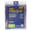 Projex 10 ft. W X 8 ft. L Medium Duty Polyethylene Reversible Tarp Blue/Brown (Pack of 5).