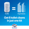 Clorox No Scent Toilet Wand Kit 1.04 oz Stick