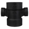 Charlotte Pipe 3 in. Hub X 1-1/2 in. D Hub ABS Sanitary Tee