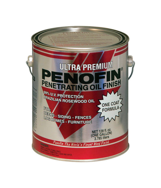Penofin Ultra Premium Transparent Hickory Oil-Based Wood Stain 1 gal (Pack of 4).
