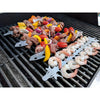Proud Grill Slide & Serve BBQ Skewers Silver Stainless Steel Skewers