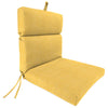 Jordan Manufacturing Yellow Polyester French Edge Chair Cushion 44 in. H X 22 in. W X 22 in. L (Pack of 4)